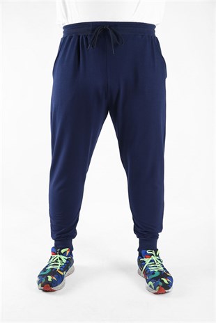 Starbattal Büyük Beden Basic Eşofman Altı Full Lycra 11516 INDIGO