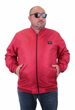 Starbattal Büyük Beden Basic Pilot Mont 23823 KIRMIZI