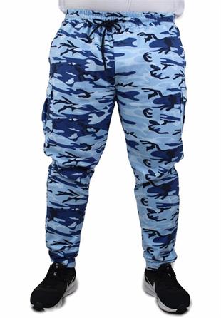 Starbattal Büyük Beden Commando Camouflage Erkek Esofman Altı 23501 Marin