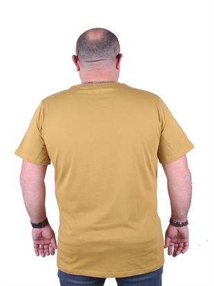 Starbattal Büyük Beden Erkek Baskılı Tişört Beyond Self 23128 Limon