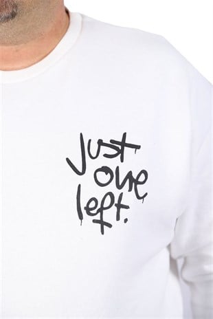 Starbattal Büyük Beden Erkek Sweat Just 22733 EKRU