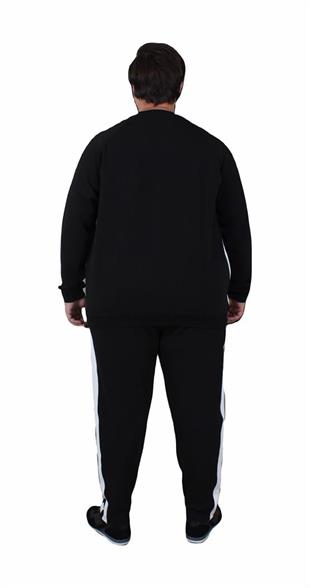 Starbattal Büyük Beden Eşofman Takım Piezas TK25602 SIYAH