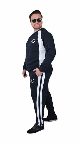 Starbattal Büyük Beden Eşofman Takım Piezas TK25602 LACIVERT