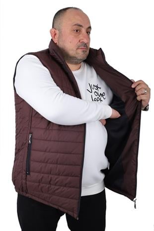 Starbattal Büyük Beden Jessica Su İtici Yelek 22810 BORDO