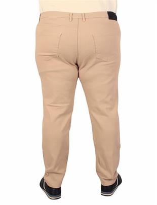 Starbattal Büyük Beden Klasik 5 Cep Gabardin Pantolon 11915 BEJ