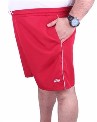 Starbattal Büyük Beden Klasik Deniz Şortu 23677 KIRMIZI