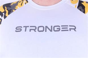 Starbattal Büyük Beden Raglan Sleeve Camouflage Erkek Tişört 23146 HARDAL