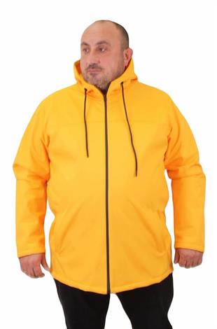 Starbattal Büyük Beden Su Geçirmez Waterprof Mont 22821 HARDAL