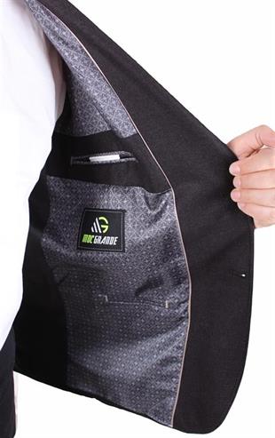 Starbattal Erkek Büyük Beden 4 Drop Blazer Oskar Ceket 500607 SIYAH