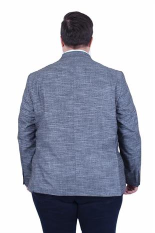 Starbattal Erkek Büyük Beden 6 Drop Blazer Tuna Ceket 500601 SIYAH