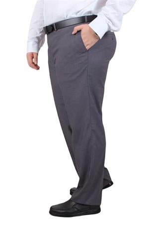 Starbattal Erkek Büyük Beden 6 Drop Kumaş Pantolon PARIS P071011 FUME