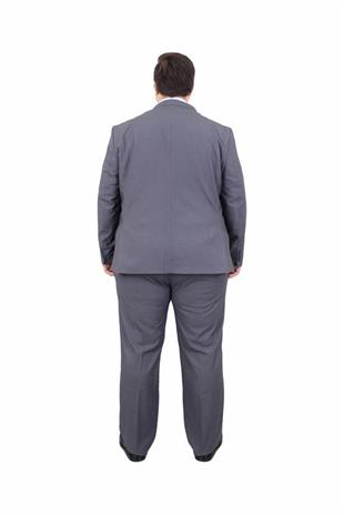Starbattal Erkek Büyük Beden 6 Drop Takım Elbise PARIS 071010 FUME