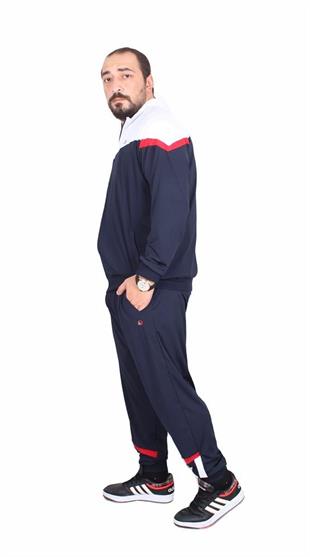 Starbattal Erkek Büyük Beden Eşofman Takım Parçalı MG TK717 LACIVERT