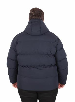 Starbattal Erkek Büyük Beden Kapüşonlu Mont Lusso 2505 LACIVERT