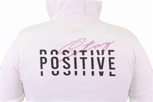 Starbattal Erkek Büyük Beden Kapuşonlu Sweat Positive 23211 EKRU