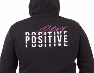 Starbattal Erkek Büyük Beden Kapuşonlu Sweat Positive 23211 SIYAH