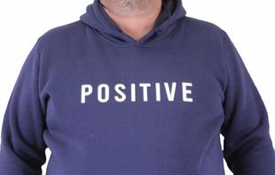Starbattal Erkek Büyük Beden Kapuşonlu Sweat Positive 23211 INDIGO