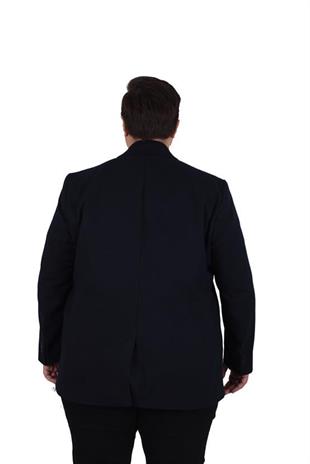 Starbattal Erkek Büyük Beden Kaşmir Kaban 103008 LACIVERT