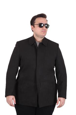 Starbattal Erkek Büyük Beden Kaşmir Kaban 103008 KAHVERENGİ