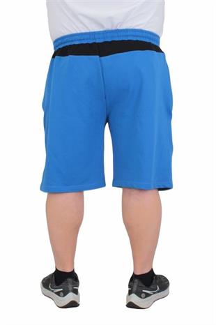 Starbattal Erkek Büyük Beden Penye Şort Over Think 24629 SAKS