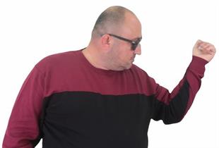 Starbattal Erkek Büyük Beden Sıfır Yaka Çift Renk Triko Kazak 23751 BORDO