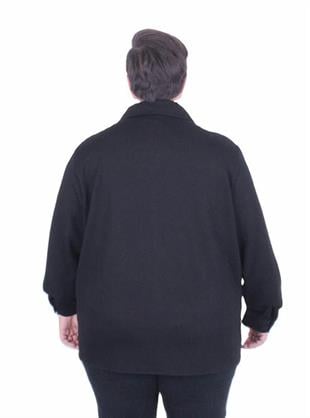 Starbattal Erkek Büyük Beden Uzun Kollu Gömlek 25727 SIYAH