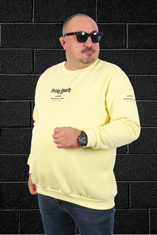 Starbattal Erkek Sweat Stray South 22730 SARI