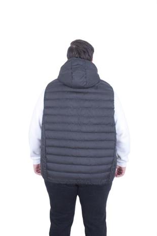 Starbattal erkek büyük beden Yelek MG 2510 SIYAH