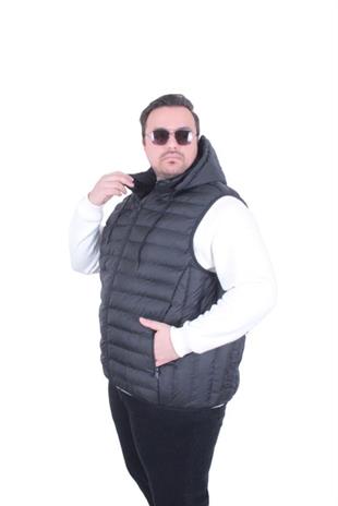 Starbattal erkek büyük beden Yelek MG 2510 SIYAH