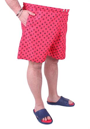 Erkek Büyük Beden Yacht Club Deniz Şortu 23671 Nar Çiçeği