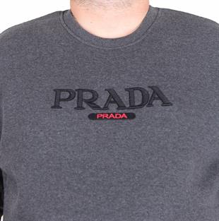 Erkek Büyük Beden Sıfır Yaka 3ip Sweat PRD 24207 ANTRASİT MELANJ