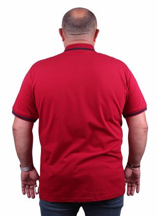 Tişört Polo Yaka NK 23416 BORDO