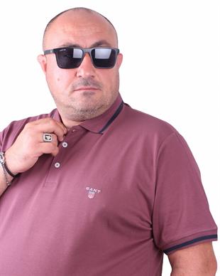Tişört Polo Yaka GNT 23418 Eflatun