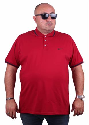 Tişört Polo Yaka NK 23416 BORDO