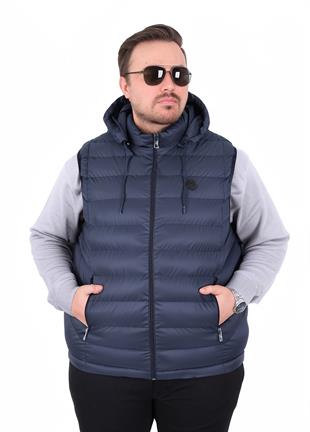 Erkek Büyük Beden Mnclr. Yelek 2509 LACIVERT