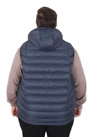 Erkek Büyük Beden Mnclr. Yelek 2509 LACIVERT