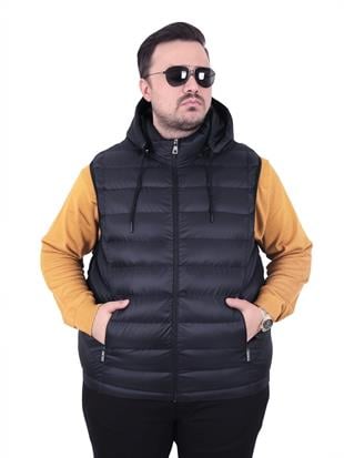 Erkek Büyük Beden Mnclr. Yelek 2509 SIYAH