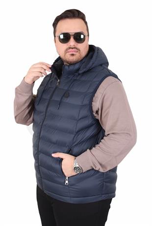 Erkek Büyük Beden Mnclr. Yelek 2509 LACIVERT