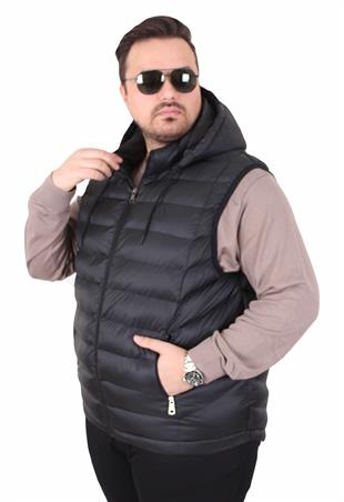 Erkek Büyük Beden Mnclr. Yelek 2509 SIYAH