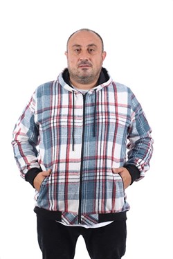 Starbattal Büyük Beden Oduncu Sweat Fermuarlı Cep 22201-1832