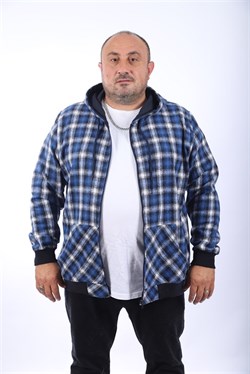Starbattal Büyük Beden Sweat Kanguru Cep Square 22208-1499