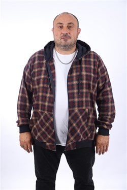 Starbattal Büyük Beden Sweat Kanguru Cep Square 22208-1526