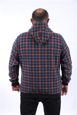 Starbattal Büyük Beden Sweat Kanguru Cep Square 22208-1508