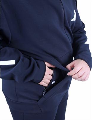 Erkek Büyük Beden Double Face Eşofman Takım ADDS TK25610 LACIVERT