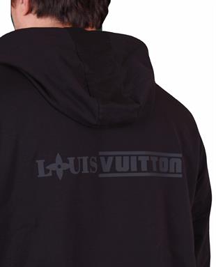 Erkek  Büyük Beden Eşofman Takım LVttn TK25601 SIYAH