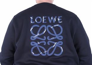 Erkek Büyük Beden 3 İplik Eşofman Takım Loewe TK25607 SIYAH