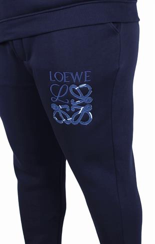 Erkek Büyük Beden 3 İplik Eşofman Takım Loewe TK25607 LACIVERT