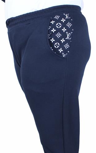 Büyük Beden Erkek Eşofman Takım LV.TK25603 LACIVERT