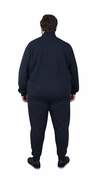 Erkek Büyük Beden Eşofman Takım HRMS TK25600 LACIVERT