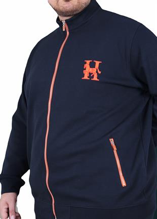 Erkek Büyük Beden Eşofman Takım HRMS TK25600 LACIVERT